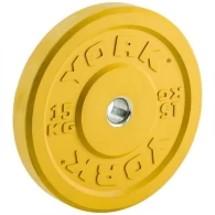 Диск 15 кг YORK Solid Rubber Bumper Plate 