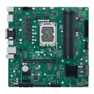 ASUS PRO B660M-C D4-CSM, Socket 1700, Intel® B660 (12th Gen CPU), CPU iGPU, Dual 4xDDR4-5000, VGA, HDMI, 2xDP, 1xPCIe X16, 4xSATA3, RAID, 2xM.2 4.0, 1xM.2 for WiFi, 2xPCIe X1, Realtek Audio 7.1, 1GbE LAN, 5xUSB 3.2(1xType-C+4xType-A), ASUS CSM, CCE, Syste 