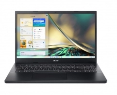 ACER Aspire A715-76G Charcoal Black (NH.QMEEU.002) 15.6" FHD IPS (Intel Core i5-12450H 8xCore 3.3-4.4GHz, 8GB (1x8GB+free slot) DDR4 RAM, 512GB PCIe NVMe SSD, GeForce GTX 1650 4G GDDR6, WiFi6E-AX/BT5.1, RJ-45, FPR, 3cell, HD Webcam, Backlit KB, EN/RU/UA,  