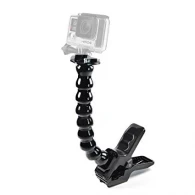 GoPro Jaws: Flex Clamp -attach your camera directly to the clamp for low-profile mounting, or use the optional neck to achieve a wider range of camera-angle adjustability, compatible with all GoPro cameras. 