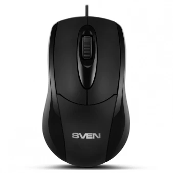 SVEN RX-110, Optical Mouse, 1000 dpi, USB, Black photo 1