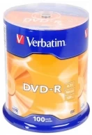 Verbatim DataLifePlus DVD-R AZO 4.7GB 16X MATT SILVER SURFAC - Spindle 100pcs. 
