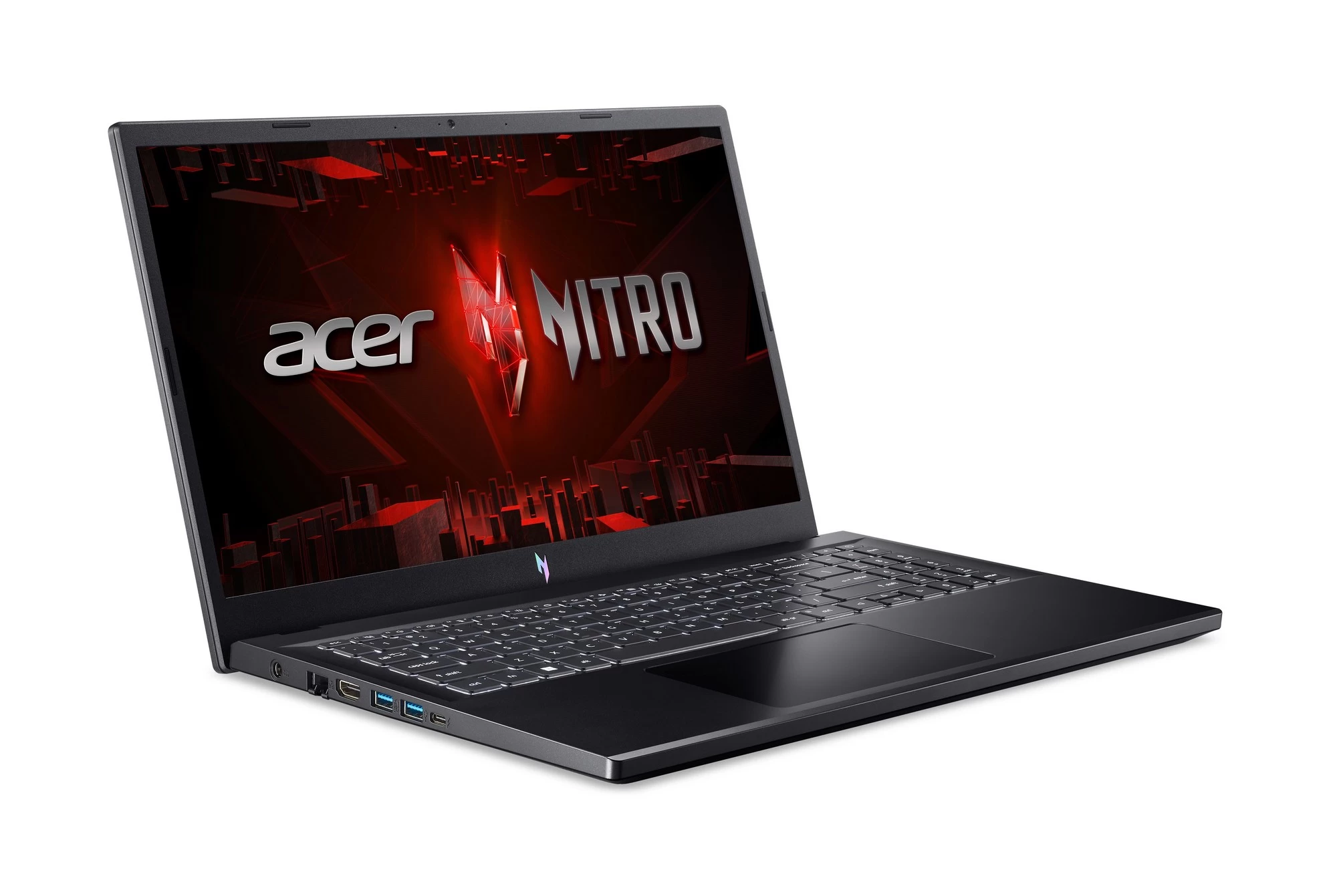 Ноутбук 15.6” ACER Nitro ANV15-51 (NH.QNBEU.003) / Intel Core i7-13620H / 16GB / 1TB SSD / RTX 4050 / Obsidian Black photo 1