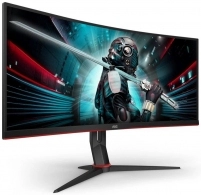 34.0” Игровой Монитор AOC CU34G2XP/BK/ Curved/ 4K/ 1ms/ 180Hz/ Black thumbnav 2