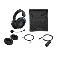Casti Gaming HyperX Cloud Alpha S , black/blue [HX-HSCAS-BL/WW] thumbnav 4