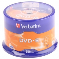Verbatim DataLifePlus DVD-R AZO 4.7GB 16X MATT SILVER SURFAC - Spindle 50pcs. thumbnav 1