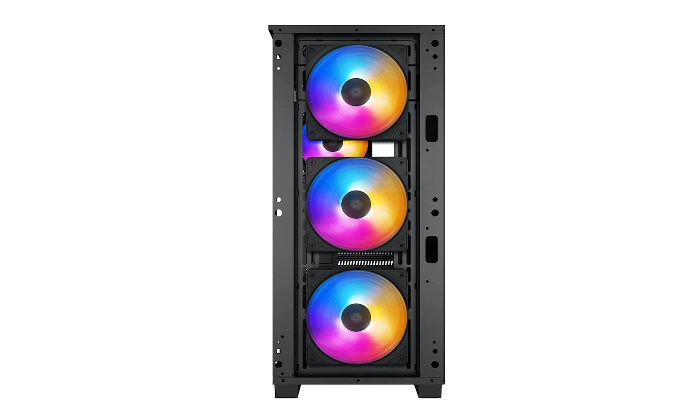 Carcasa DEEPCOOL MATREXX 50 MESH 4FS / w/oPSU / Side panel / 4x120mm fans / ATX / Black photo 4