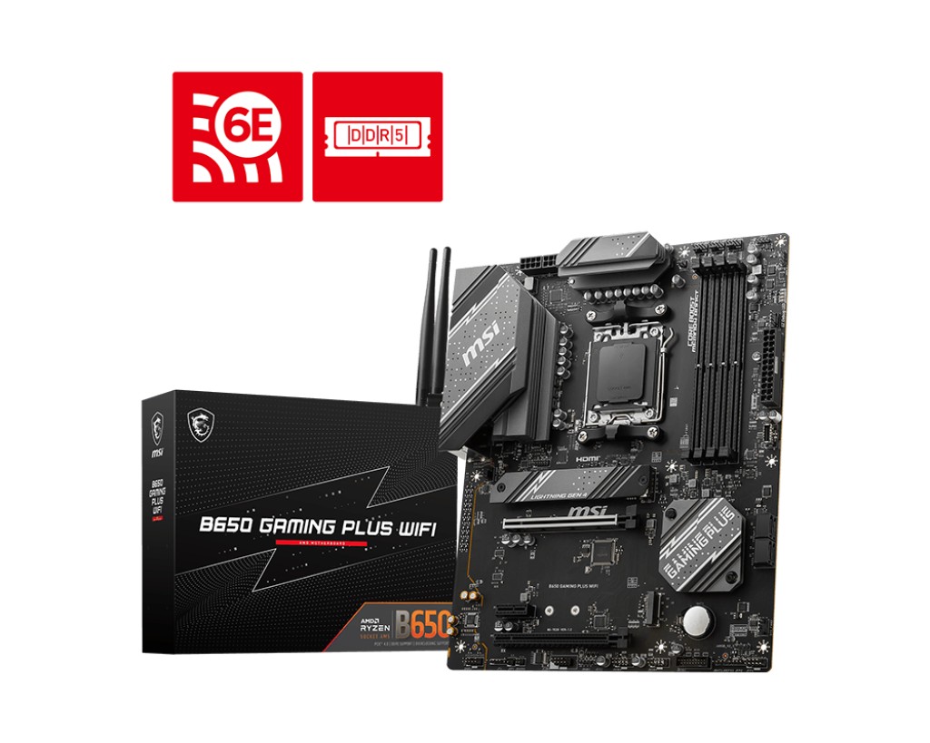Placa de baza MSI B650 GAMING PLUS WIFI / AM5 / B650 / DDR5 / ATX photo 1