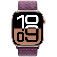 Умные часы Apple Watch Series 10 GPS 42mm Rose Gold Aluminium Case with Plum Sport Loop (MWWK3QI/A) thumbnav 2