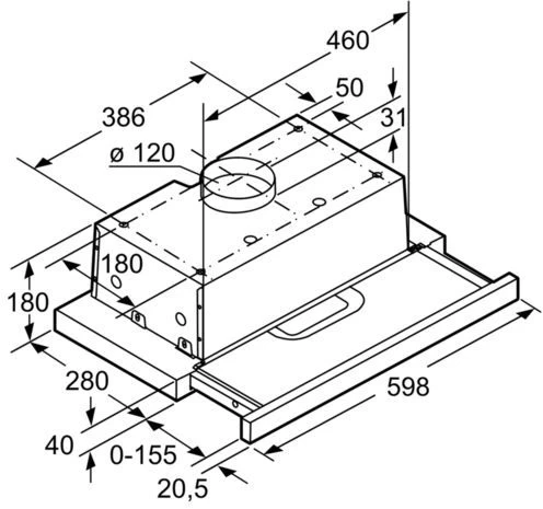 Вытяжка Bosch DFT63AC50 photo 8