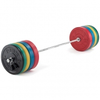 Disc 25 kg YORK Solid Rubber Bumper Plate thumbnav 3