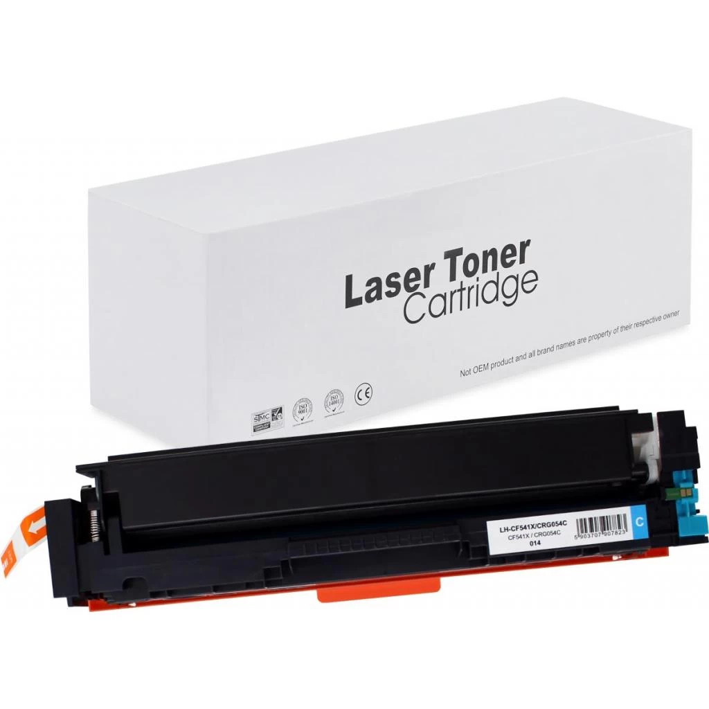 Compatible laser HP CF541X/CRG054H/W2211X/W2411/CF207X/216 LaserJet M254/M280 Cyan 2.5k Imagine photo 1