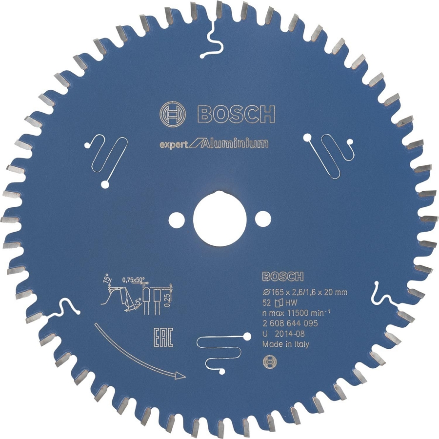 Пильный диск Bosch 165x20x52, 2608644095 photo 1 Пильный диск Bosch 165x20x52, 2608644095 photo 1