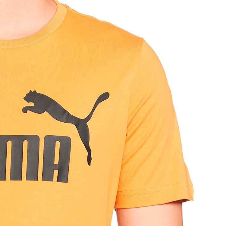 Tricou bărbătesc Puma ESS Logo Tee S Galben photo 4