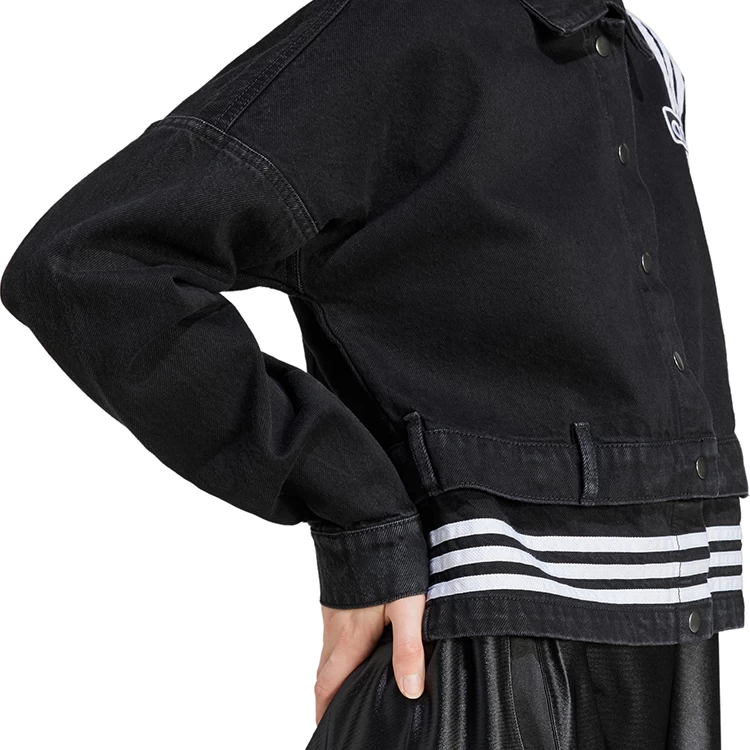 Hanorac Adidas DENIM TRACK TOP S Negru Femei photo 5