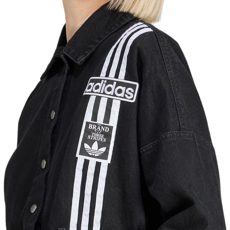 Hanorac Adidas DENIM TRACK TOP S Negru Femei photo 6
