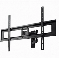 TV-Wall Mount for 32-65"- Gembird "WM-65RT-01", Rotation-Tilt, max. 35kg, Tilting angle 15°, Distance TV to Wall: 50 mm, max. VESA 600 x 400, Black 