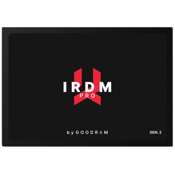 2.5" SSD 512GB GOODRAM IRDM PRO GEN.2, SATAIII, Sequential Reads: 555 MB/s, Sequential Writes: 540 MB/s, Maximum Random 4k: Read: 94,000 IOPS / Write: 85,000 IOPS, Thickness- 7mm, Controller 8Channel Phison PS3112-S12, DRAM DDR3L cache, 3D NAND TLC photo 1
