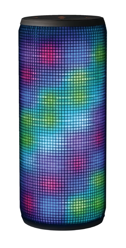 Trust Dixxo Bluetooth Wireless Speaker, Stereo sound (10W RMS / 20W peak), Multi-colour 360-degree LED light show, Bluetooth, 3.5mm aux input, micro-SD or USB photo 1