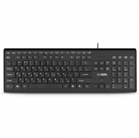 SVEN KB-S307M Multimedia Keyboard, 121 keys, 17 shortcut keys, 1.5m,USB, Black, Rus/Ukr/Eng thumbnav 1
