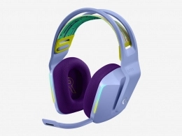 Logitech Gaming Headset G733 LIGHTSPEED Wireless RGB, PRO-G 40mm, Microphone pickup pattern: Cardioid (unidirectional), Wireless Range Up to 20m., Lilac 