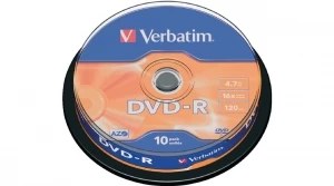 Verbatim DataLifePlus DVD-R AZO 4.7GB 16X MATT SILVER SURFAC - Spindle 10pcs. 
