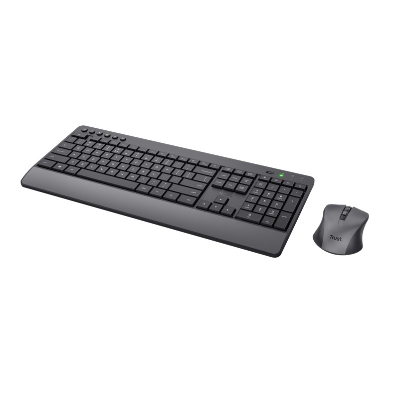 Tastatura si Mouse Wireless Trust Trezo, Black photo 4