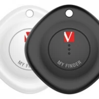 Bluetooth Tracker VERBATIM My Finder 2 Pack, Black &amp; White 