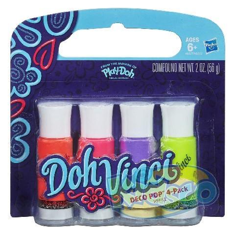 Play-Doh A8322 Dohvinci Deco Pop 4 Pack photo 1