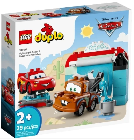 Constructor Lego Duplo Lightning McQueen &amp; Maters Car Wash Fun 10996 de la 2+ ani photo 1