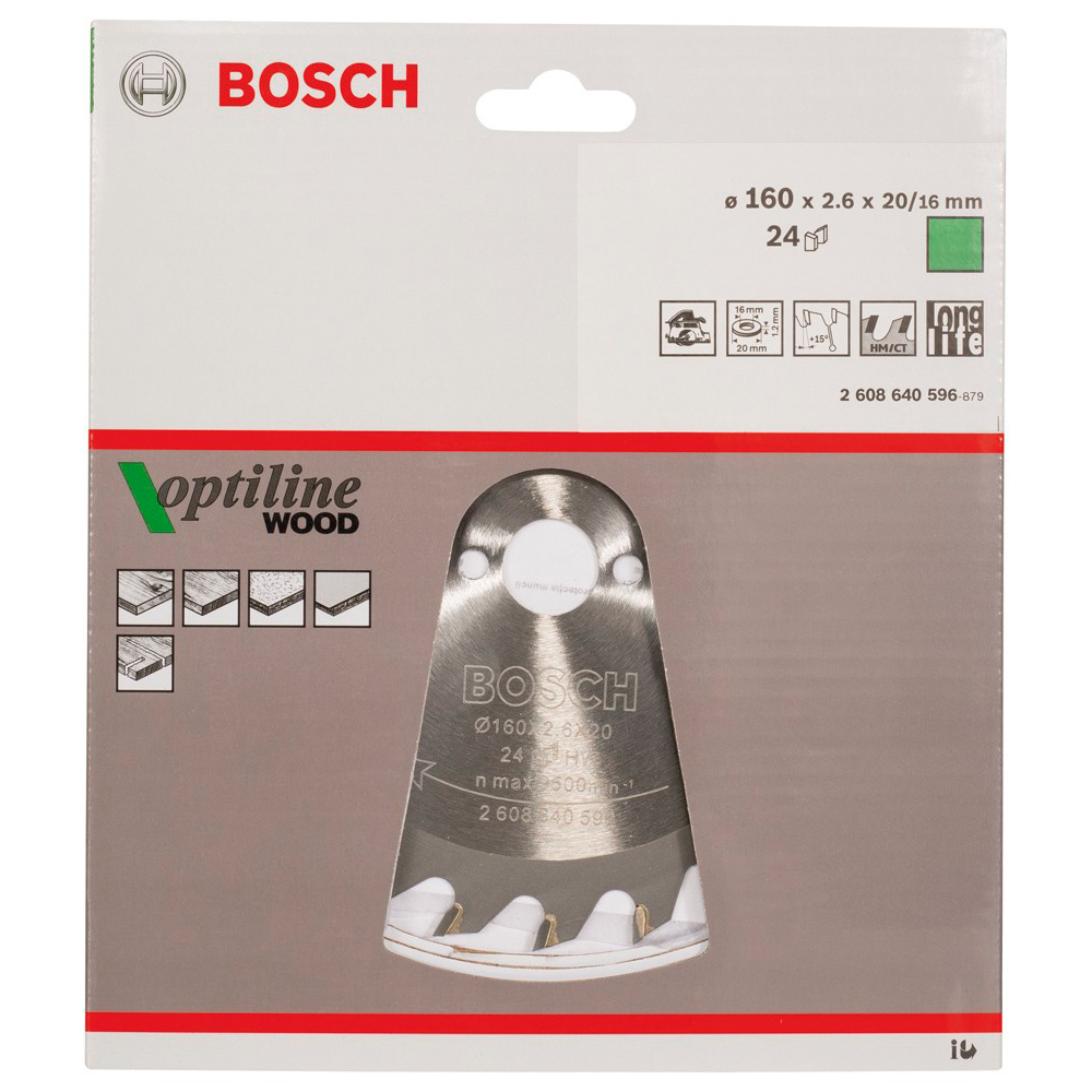 Panze de ferastrau circular Bosch 2608640596 photo 1 Panze de ferastrau circular Bosch 2608640596 photo 1