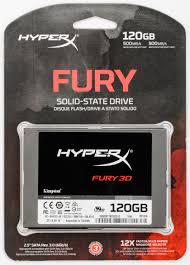 2.5" SSD 120GB Kingston HyperX FURY 3D, SATAIII, Sequential Reads: 500 MB/s, Sequential Writes: 500 MB/s, Max Random 4k: Read: 84,000 IOPS / Write: 52,000 IOPS, 7mm, Controller Silicone Motion SM2258XT, 3D NAND TLC photo 1