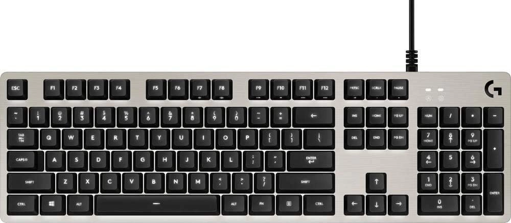 Logitech Mechanical Gaming Keyboard G413 WHITE, Backlighting RED LED, Romer G, USB photo 1