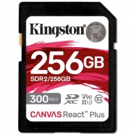 Карта памяти SD 256GB V90 Kingston Canvas React Plus, 300MBps, UHS-II thumbnav 1