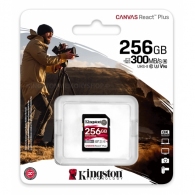 Карта памяти SD 256GB V90 Kingston Canvas React Plus, 300MBps, UHS-II thumbnav 2
