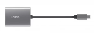 Card reader Trust Dalyx / USB-C, microSD / SDHC/SDXC, Cable length 8 cm / Silver thumbnav 3