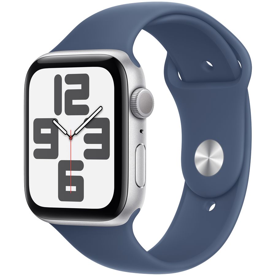 Smart watch Apple Watch SE 2024 GPS 40mm Silver Aluminium Case with Denim Sport Band - S/M (MXEC3QI/A) 1 GB 1.57 photo 1