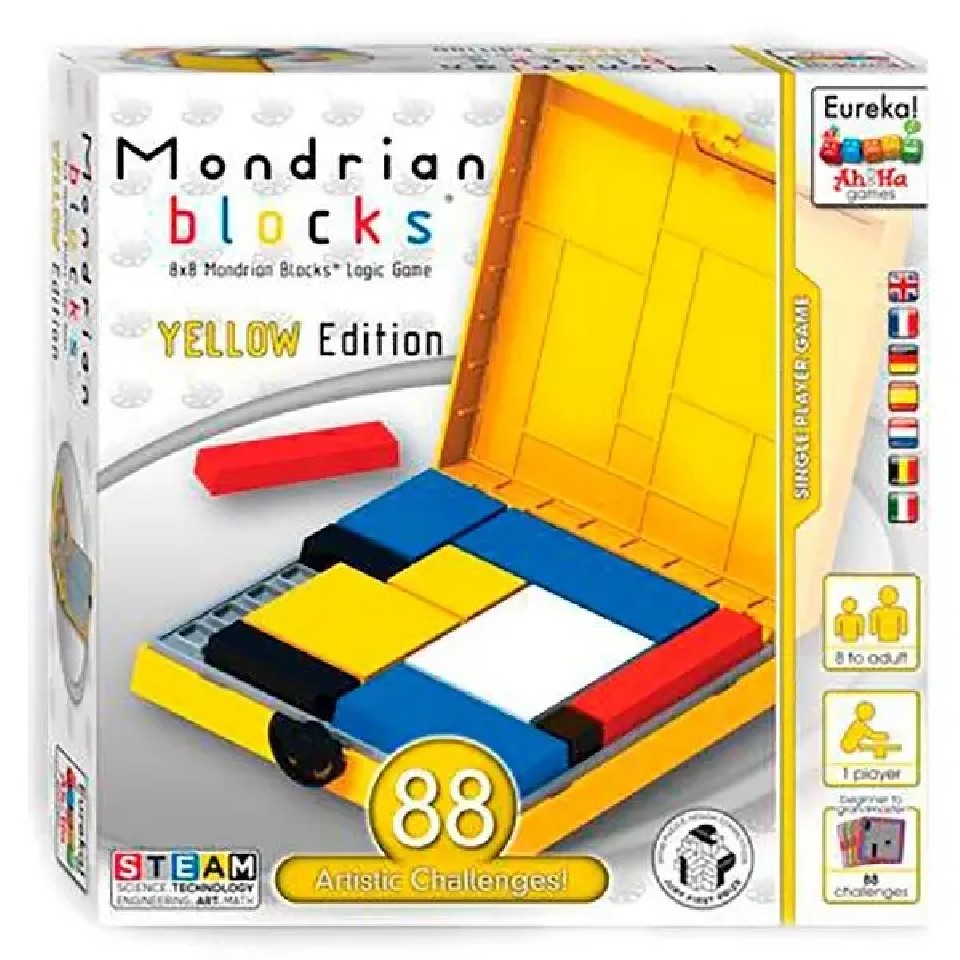 Eureka 473554 Ah!Ha Mondrian Blocks Yellow photo 1