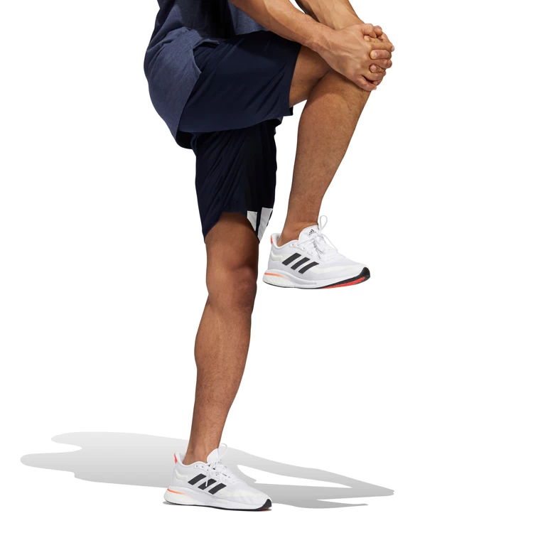 Sorti de bărbați Adidas 4K 3 BAR SHORT S Albastru photo 4