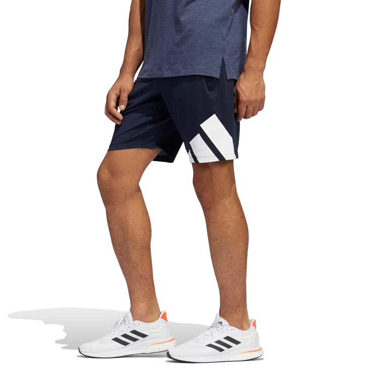 Sorti de bărbați Adidas 4K 3 BAR SHORT S Albastru photo 5