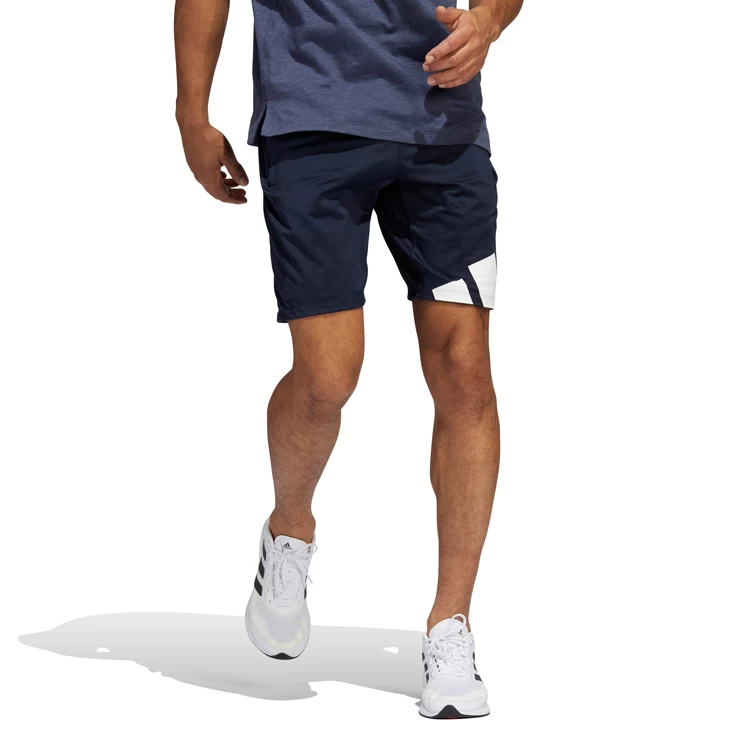 Sorti de bărbați Adidas 4K 3 BAR SHORT S Albastru photo 8