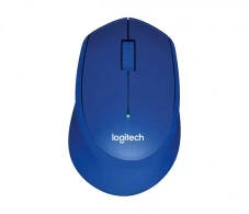 Logitech Wireless M330 Silent Plus, Optical Mouse for Notebooks, nano receiver, Blue 