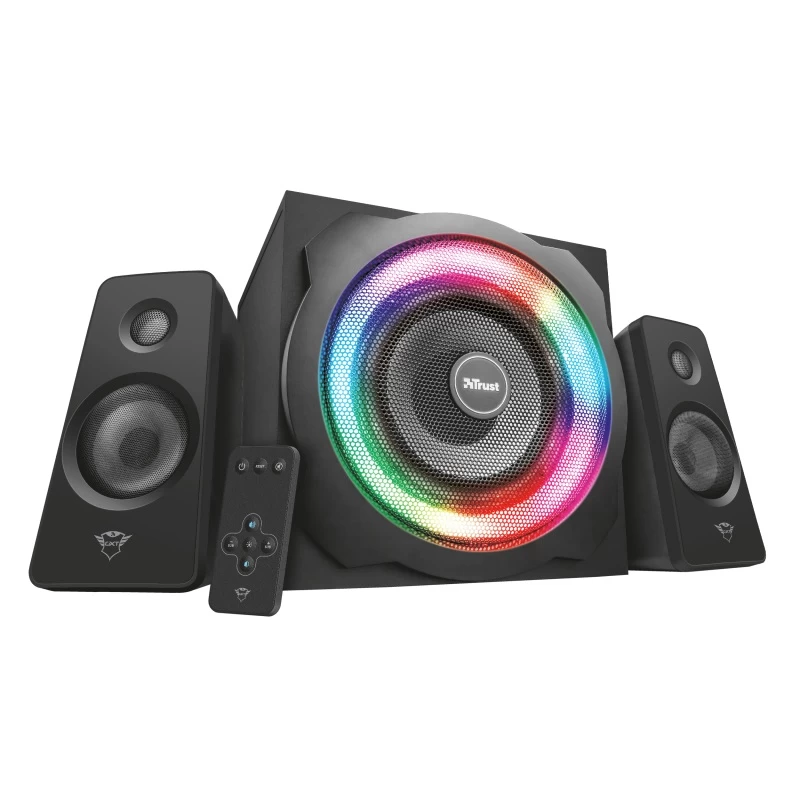 Игровые Колонки 2.1 Trust GXT 629 Tytan, Black / 120W / 3,5 AUX / RGB Illuminated photo 1