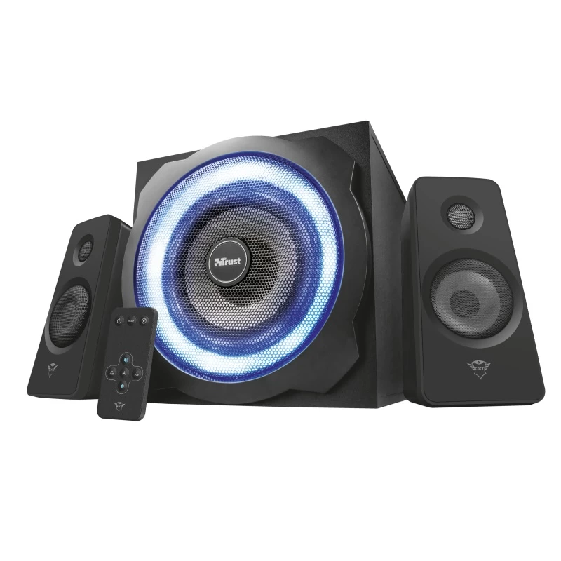Игровые Колонки 2.1 Trust GXT 629 Tytan, Black / 120W / 3,5 AUX / RGB Illuminated photo 3