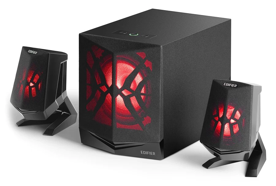 Boxe 2.1 Edifier X230  Black / 28W RMS / Bluetooth  / AUX / 6 LED lighting effects photo 1