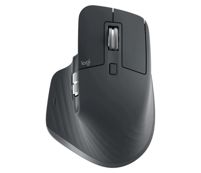 Mouse Wireless Logitech MX Master 3S / 2.4GHz and Bluetooth / 7 buttons / 200-8000 dpi / Graphite photo 1