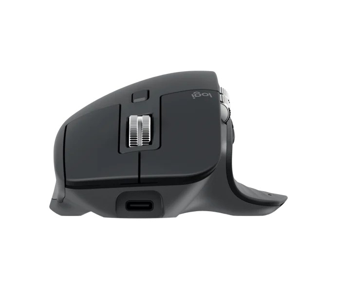 Mouse Wireless Logitech MX Master 3S / 2.4GHz and Bluetooth / 7 buttons / 200-8000 dpi / Graphite photo 3