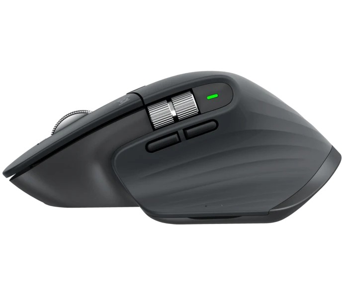 Mouse Wireless Logitech MX Master 3S / 2.4GHz and Bluetooth / 7 buttons / 200-8000 dpi / Graphite photo 5