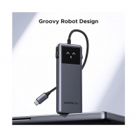 USB Hub UGREEN 6 in 1 USB-C , Grey (35998) thumbnav 3