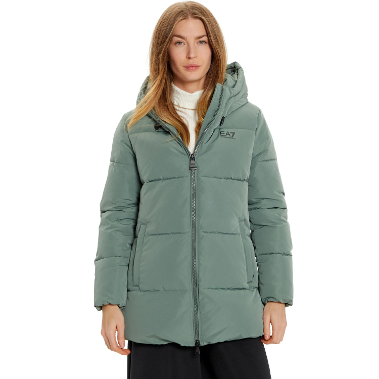 Куртка EA7 EMPORIO ARMANI ASV HOODED PEA COAT IN RECYCLED NYLON photo Куртка EA7 EMPORIO ARMANI ASV HOODED PEA COAT IN RECYCLED NYLON photo